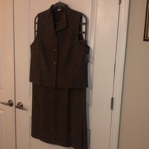 NWT- Never been worn-  2 pc. Vest & skirt.